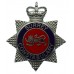 Surrey Constabulary Enamelled Star Cap Badge - Queen's Crown