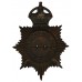 Walsall Borough Police Night Helmet Plate - King's Crown