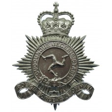 Isle of Man Constabulary Helmet Plate - Queen's Crown