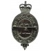 West Midlands Police Mounted Branch Helmet Plate - Queen's Crown