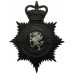 Somersetshire Constabulary Night Helmet Plate - Queen's Crown