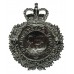 Devon Constabulary Wreath Helmet Plate - Queen's Crown