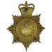 Lincolnshire Constabulary Night Helmet Plate - Queen's Crown