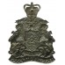 Leicester City Police Helmet Plate - Queen's Crown