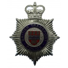 British Transport Police (B.T.P.) Enamelled Helmet Plate - Queen's Crown