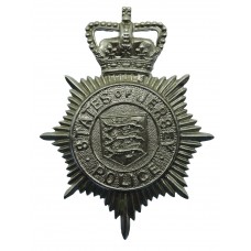 States of Jersey Police Helmet Plate - Queen's Crown