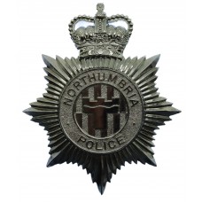 Northumbria Police Helmet Plate - Queen's Crown