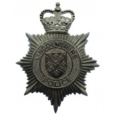 Lincolnshire Police Helmet Plate - Queen's Crown