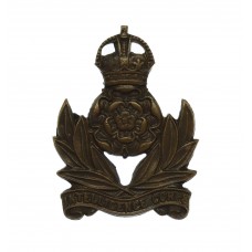 Intelligence Corps Bronze Sweetheart Brooch - King's Crown