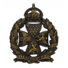 Inns of Court O.T.C. Cap Badge - King's Crown