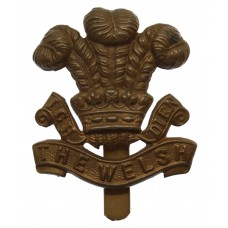 Welsh Regiment WW1 All Bass Economy Cap Badge