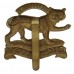 Leicestershire Regiment WW1 All Brass Economy Cap Badge