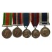 WW2 and Royal Navy Long Service & Good Conduct Medal and Bar Group of Five - Musician J. Smith, Royal Marine Band