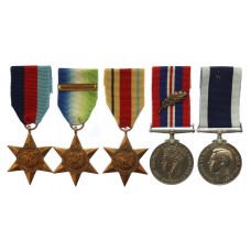 WW2 Mentioned in Despatches Long Service & Good Conduct Medal Group of Five - E.R.A.1. D.G. Morgan, Royal Navy