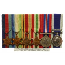 WW2 and Royal Navy Long Service & Good Conduct Medal and Bar 