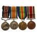 WW1 Military Medal, British War Medal, Victory Medal and Special Constabulary Long Service Medal Group of Four - Cpl. F.W. Adams, Royal Army Service Corps