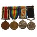 WW1 Military Medal, British War Medal, Victory Medal and Special Constabulary Long Service Medal Group of Four - Cpl. F.W. Adams, Royal Army Service Corps