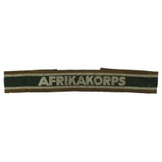 Germany Afrika Korps (AFRIKAKORPS) Cuff Title