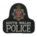 South Wales Police Cloth Bell Patch Badge