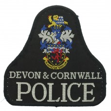 Devon & Cornwall Police Cloth Bell Patch Badge