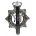 Cumbria Constabulary Enamelled Star Cap Badge - Queen's Crown