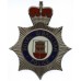 Royal Gibraltar Police Enamelled Cap Badge - Queen's Crown