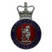 Warwickshire Constabulary Enamelled Cap Badge - Queen's Crown