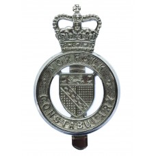 Norfolk Constabulary Cap Badge - Queen's Crown