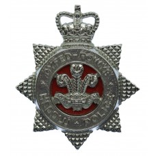 Dyfed-Powys Heddlu Police Star Cap Badge - Queen's Crown