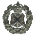 Plymouth City Police Wreath Cap Badge - King's Crown