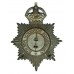 Cambridge Borough Police Helmet Plate - King's Crown