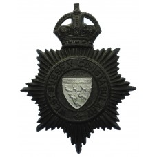 West Sussex Constabulary Night Helmet Plate - King's Crown