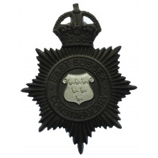 East Sussex Constabulary Night Helmet Plate - King's Crown