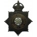 West Riding Constabulary Night Helmet Plate - King's Crown