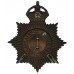 West Riding Constabulary Night Helmet Plate - King's Crown