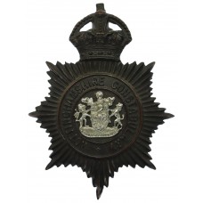 Nottinghamshire Constabulary Night Helmet Plate - King's Crown