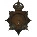 Nottinghamshire Constabulary Night Helmet Plate - King's Crown