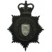 Gwynedd Constabulary Night Helmet Plate - Queen's Crown