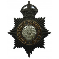 Lancashire Constabulary Night Helmet Plate - King's Crown