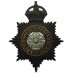 Lancashire Constabulary Night Helmet Plate - King's Crown