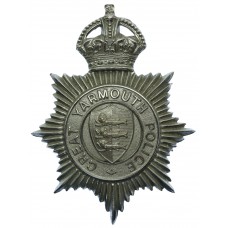 Great Yarmouth Borough Police Helmet Plate - King's Crown