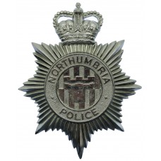 Northumbria Police Helmet Plate - Queen's Crown