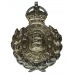 Guernsey Police Wreath Helmet Plate - King's Crown