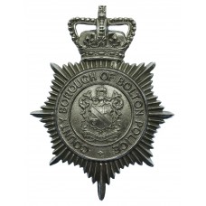 County Borough of Bolton Police Helmet Plate - Queen's Crown