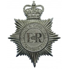 Devon & Cornwall Constabulary Helmet Plate - Queen's Crown