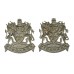 Pair of Monmouthshire Constabulary Collar Badges