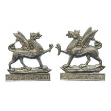 Pair of Glamorgan Constabulary Collar Badges