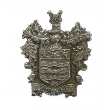 Blackpool Police Coat of Arms Chrome Collar Badge