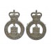 Pair of Blackburn Borough Police Collar Badges - Queen's Crown