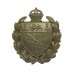 Norfolk Constabulary White Metal Collar Badge - King's Crown